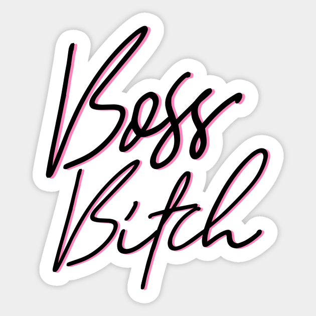 Boss Bitch Sticker by Asilynn